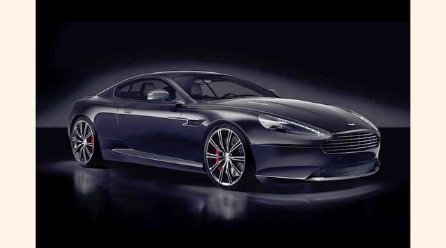 Las ediciones de carbono Aston Martin Vanquish viene en blanco y negro de color blanco o negro, pero los compradores también puede añadir luces de color. (Foto: Bloomberg)