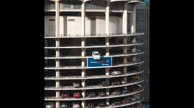 Allstate Insurance. La aseguradora desarrolló su campaña &quot;Marina Tower&quot; en Chicago, EE.UU. Agencia: Leo Burnett.