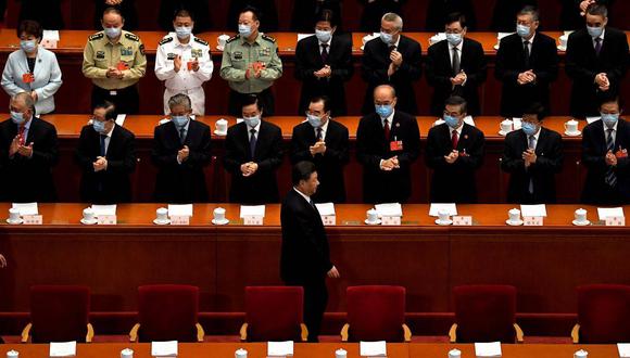 Xi Jinping en la Asamblea Popular Nacional de China. (Foto: Noel Celis / AFP)