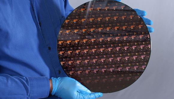 Chip de dos nanómetros (2 nm) de IBM. (Foto: IBM)