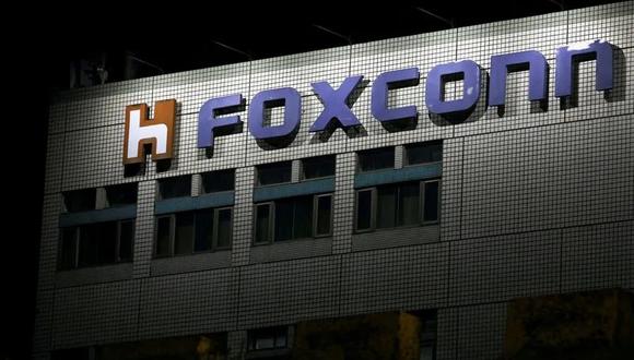 El logo de Foxconn se ve afuera del edificio de la compañía en Taipei, Taiwán, 10 de noviembre de 2022. (REUTERS/Ann Wang).