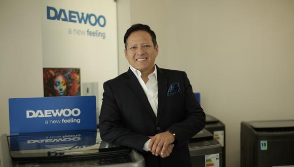 Christian Aliaga, CEO Latam de Daewoo, comentó que, pese a la coyuntura por la que pasa el sector de electrodomésticos, han registrado un crecimiento a doble dígito en lo que va del 2023.  (Foto: GEC)