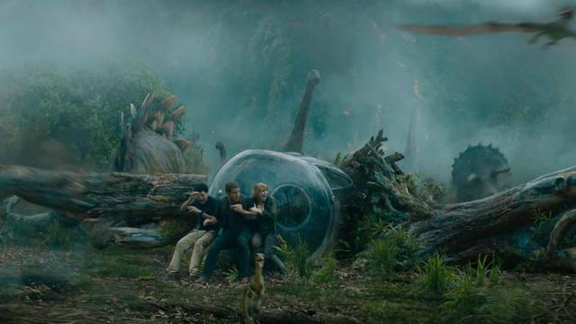 FOTO 1 | Jurassic World: Fallen Kingdom. La secuela de Jurassic World pone de vuelta a los dinosaurios a liderar en la taquilla con US$ 148 millones en su estreno.