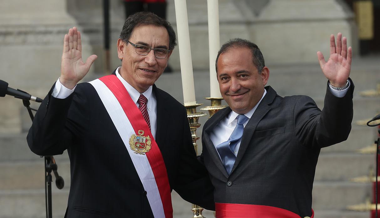 Daniel Córdova, ministro de la Producción. Renunció el 25 de abril de 2018 tras la difusión de un video donde se le escucha ofrecer el cese de un viceministro al sindicato de pescadores artesanales. (Foto: GEC)