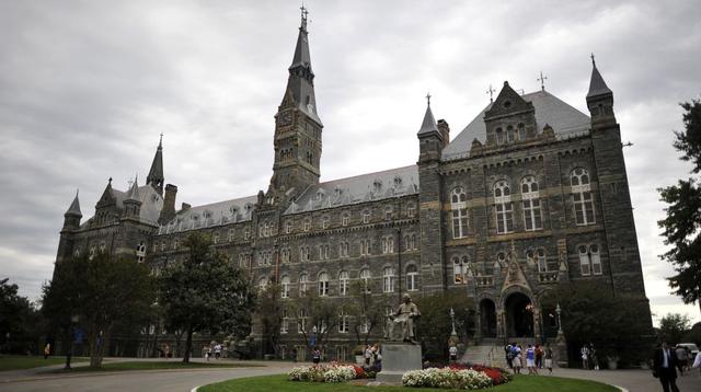 7. Universidad de Georgetown. Su Centro de Derecho es conocido como el corazón del gobierno federal de EE.UU.. (Foto: Getty)