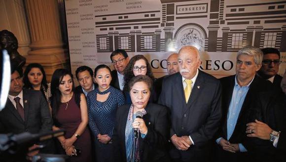 La congresista Alejandra Aramayo (Fuerza Popular) señaló que el pedido del Ejecutivo "es ambiguo" . (Foto: GEC)