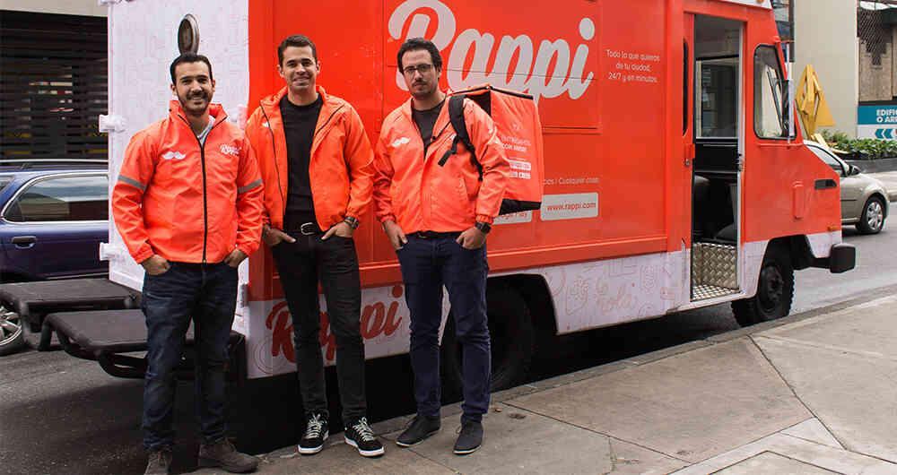 Simón Borrero, Sebastián Mejía, Felipe Villamarín, los cofundadores de Rappi.