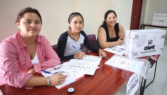El sorteo de miembros de mesa para las elecciones de octubre se llevará a cabo este viernes 22 de julio. | Foto: Andina