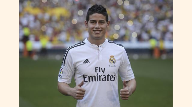 James Rodríguez (Colombia), del Mónaco al Real Madrid por 80 millones de euros. (Foto: Getty)