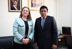 Premier Vicente Zeballos se reunió con presidenta de la Confiep