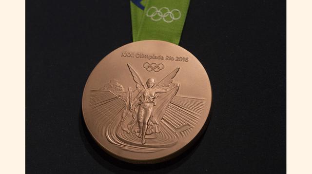 Y las medallas de bronce están compuestas por 475 gramos de cobre y 25 gramos de zinc, informó la Casa de la Moneda, que las fabricó. (Foto: AP)