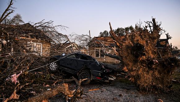 Los tornados pueden alcanzar una gran fuerza destructiva (Foto: AFP)