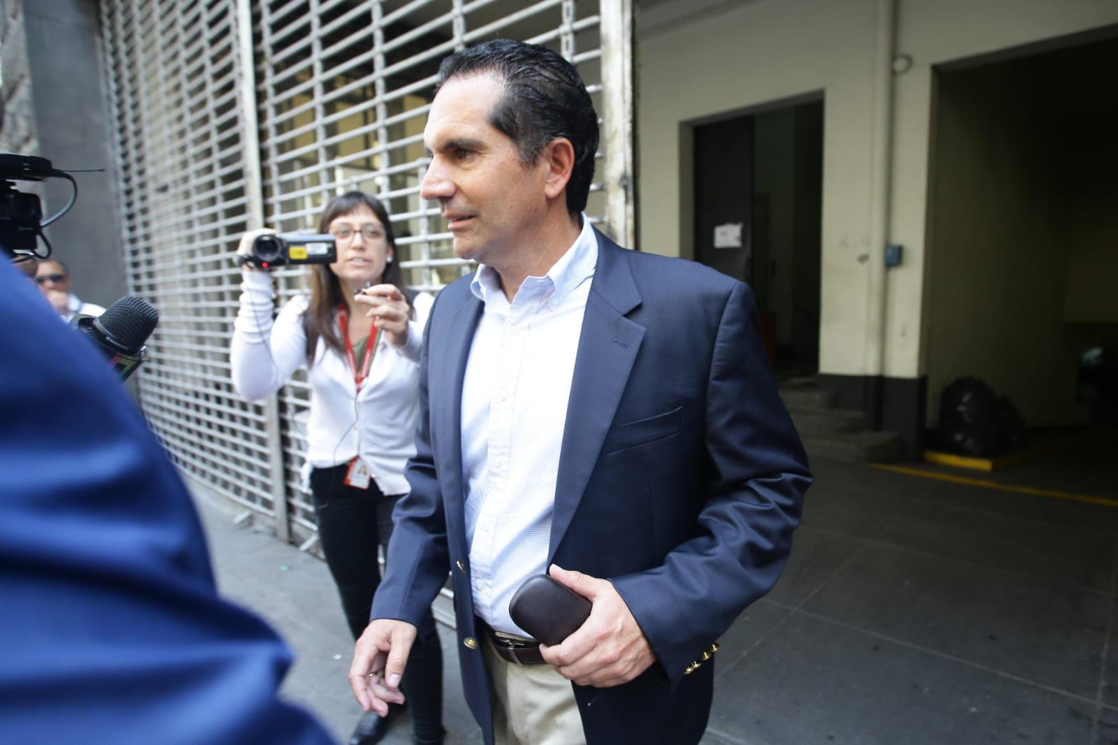 Gonzalo Andrade Nicoli declaró en la Fiscalía de Lavado de Activos por casi tres horas. (Foto: Jesús Saucedo)