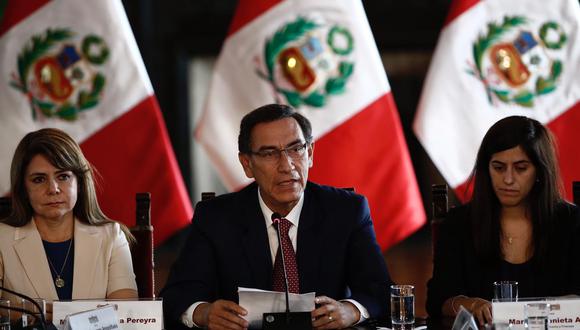 Martín Vizcarra pidió al nuevo Congreso "poner al Perú primero" durante un evento en Palacio de Gobierno. (Foto: GEC).