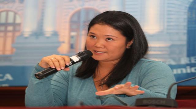 “Quiero decirle al señor Kuczynski que la candidata soy yo, no mi padre”.