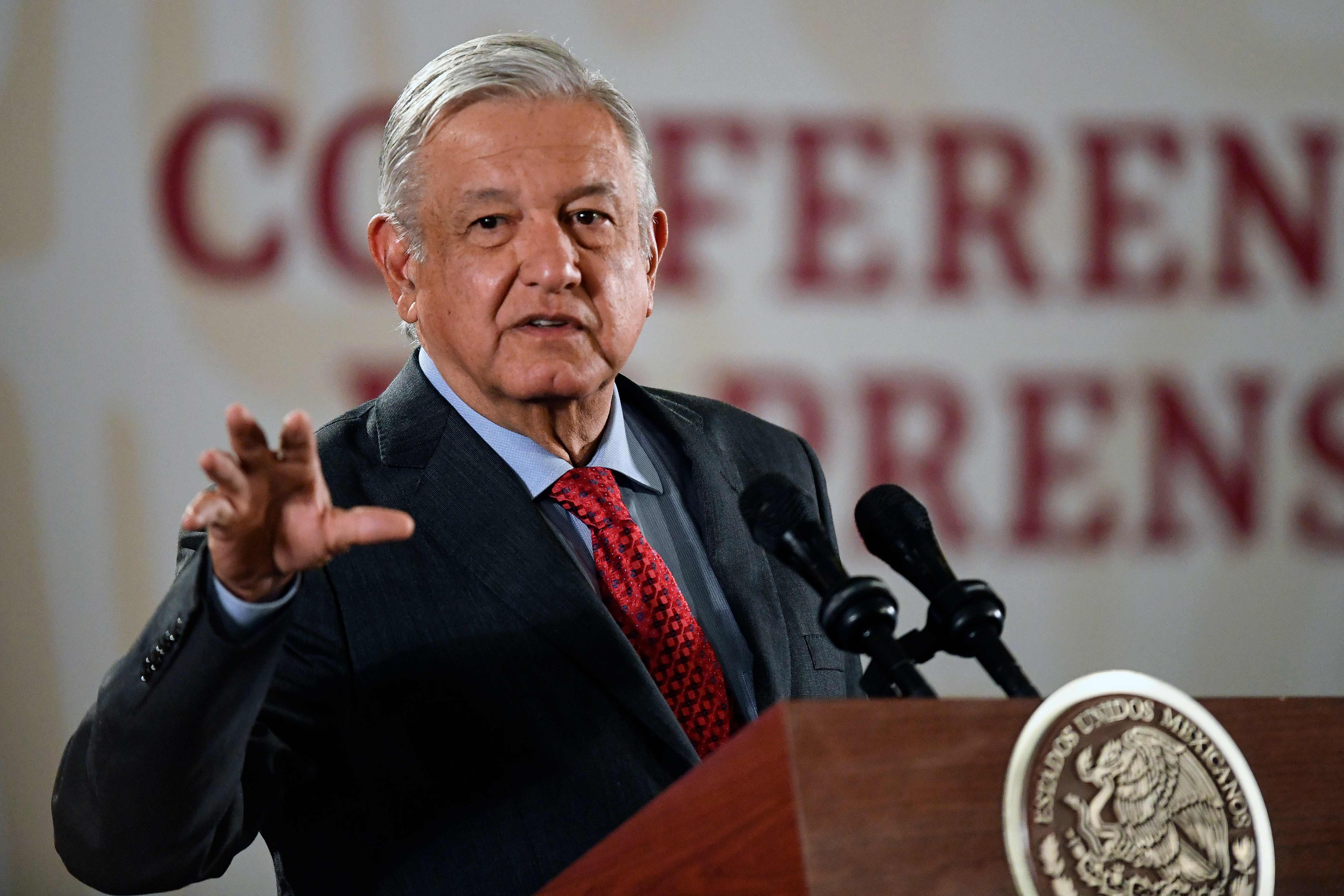 "No les importaba ni el petróleo ni, mucho menos, el gas. Nunca hubo un plan en el período neoliberal para ser autosuficientes en gas. Hubo, más que nada, intención de comprar gas", señaló el presidente de México con respecto a los anteriores gobiernos. (Foto: AFP / PEDRO PARDO)