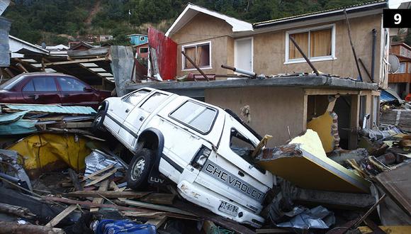 Imagen del terremoto de Chile de 2010, que tuvo 8.8 de magnitud: 8,8  (Foto: Getty Images)