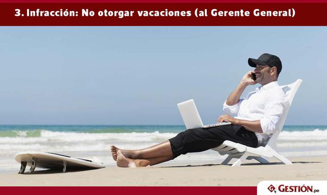 Lo relevante de la Resolución de Intendencia N° 213-2016-SUNAFIL/ILM es lo referido a las vacaciones del Gerente General. La SUNAFIL señala que el Gerente General tenía que pedir permiso antes de salir de vacaciones (por principio de primacía de la realid