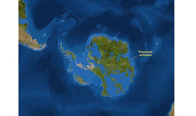 Antártida. La parte occidental de Antártida crece bastante rápido. Hoy en día este territorio pierde 65 millones de toneladas de hielo al año. La parte oriental, a su vez, contiene 4/5 de todos los glaciares sobre la Tierra. Podría sobrevivir la primera e