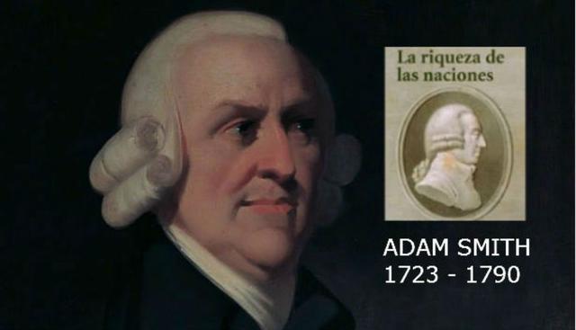 Adam Smith es frecuentemente reconocido como uno de los fundadores de la economía, debido a que su obra más famosa, ‘La riqueza de las naciones’ de 1776, fue el primer estudio completo y sistemático del tema. (Foto: Wikipedia)