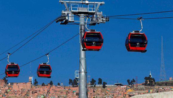 El teleférico también surgió como respuesta a la topografía de La Paz, ciudad situada en una hondonada con grandes barrancos, 420 metros por debajo de El Alto. (Foto: difusión)
