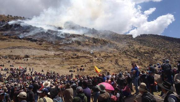 Editorial de Gestión: Violencia sospechosa. (Foto: Facebook / Observatorio de Conflictos Mineros en el Perú)
