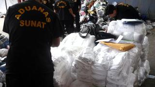 Sunat incautó 20 toneladas de prendas de vestir valorizadas en más de S/. 500 mil