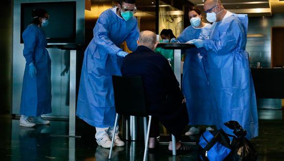 El total de contagiados en España se cifra en 152,446 tras sumar los 5,756 que se han producido en la última jornada. (Foto: AFP)