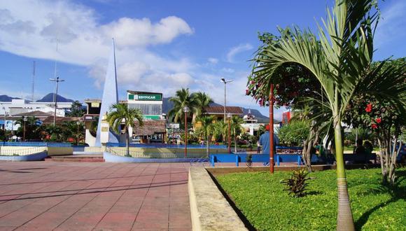 Esta es la Plaza de Armas de Tarapoto, en la región San Martín. (Foto: GEC)
