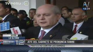 Pedro Cateriano: "Las Bambas es el proyecto minero más importante de la historia del Perú"