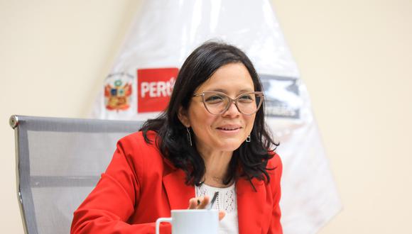 Anahí Durand es una de las ministras que se mantuvo en el cargo tras la salida del expremier Guido Bellido. (Foto: archivo twitter @MimpPeru)