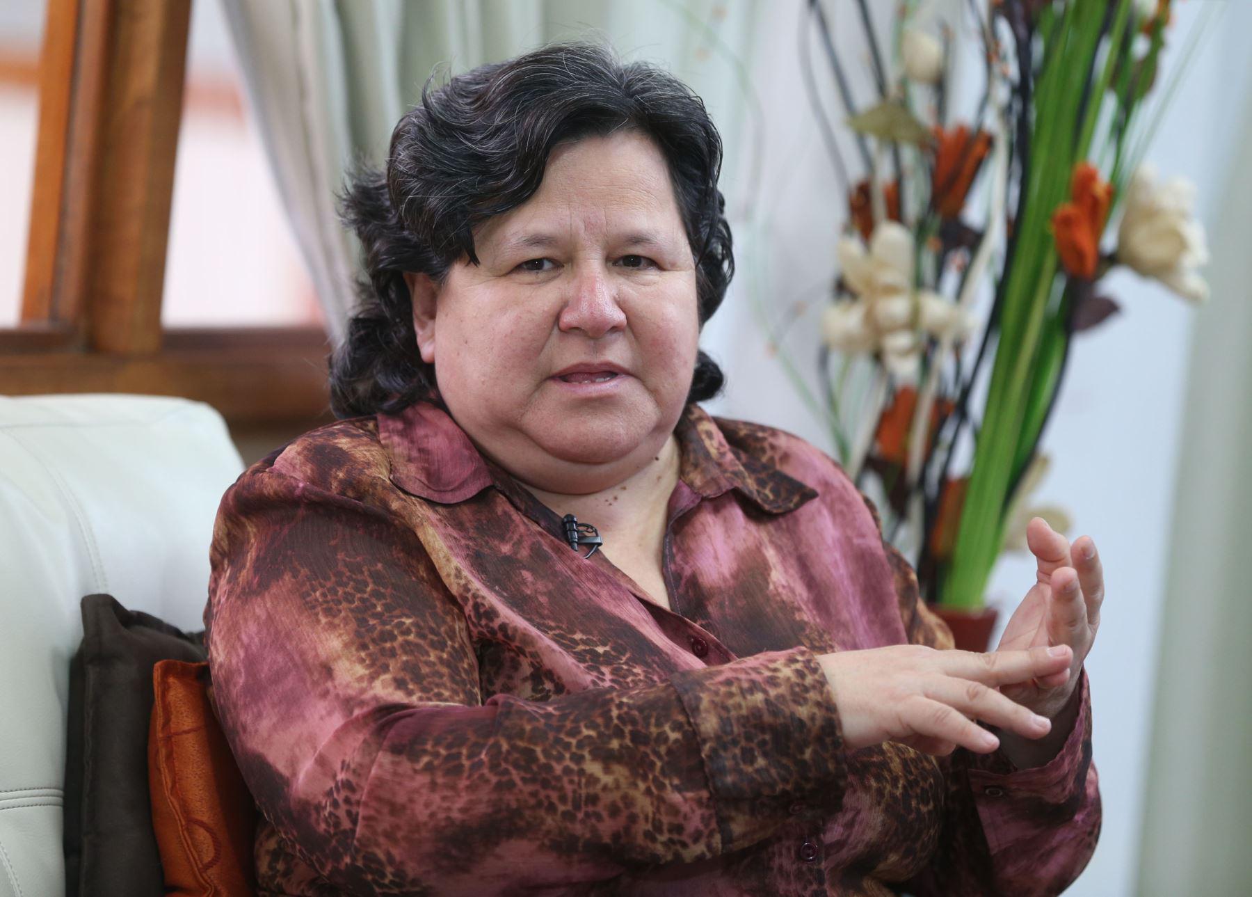 Ariela Luna, ministra de Desarrollo e Inclusión Social. (Foto: Andina)