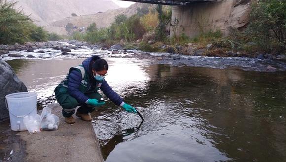 Volcan Compañía Minera está coordinando una compensación económica con los productores de truchas de la zona por la producción perdida, así como la limpieza de las piscigranjas. . Foto: Midagri