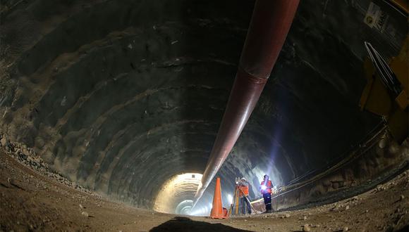 Así avanzan las excavaciones para la construcción de la Línea 2 del Metro de Lima. (Foto: Agencia Andina)