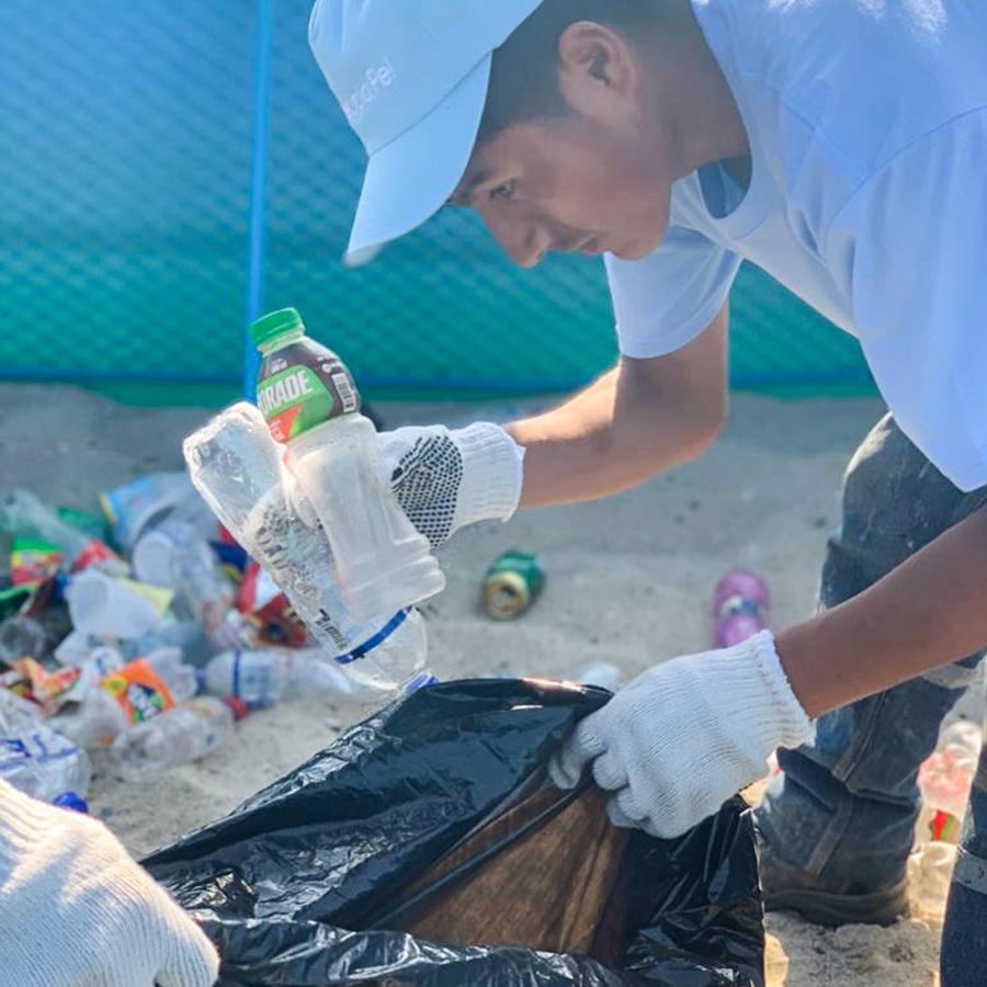 La campaña es acción colectiva de la ONG Recicla, Pe!, la Municipalidad de Villa El Salvador, Arca Continental Lindley y el Ministerio del Ambiente (Minam). (Foto: Recicla, Pe!)