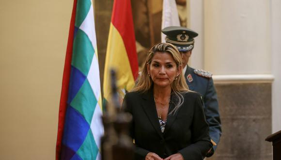 Presidenta provisional de Bolivia, Jeanine Áñez. (Reuters)