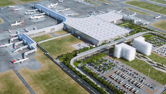 Nuevo terminal del Jorge Chávez estará listo en el 2025 (Foto: LAP)