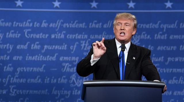 Donald Trump: "Nafta fue el peor acuerdo comercial firmado en cualquier lugar del mundo. Nada podrá superar Nafta. Tú lo llamaste el 'estándar de oro" de los acuerdos comerciales". (Foto: AFP).