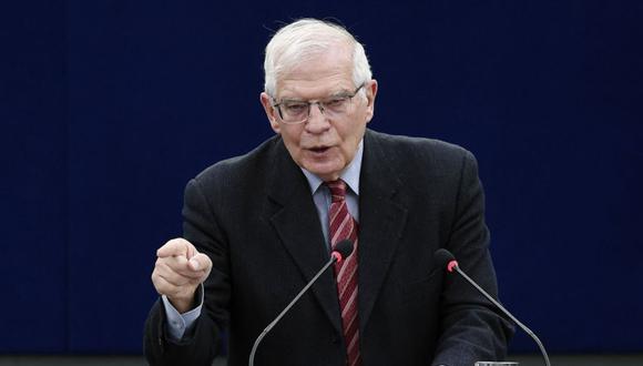 El jefe de política exterior de la Unión Europea, Josep Borrell. (Foto: FREDERICK FLORIN / AFP).