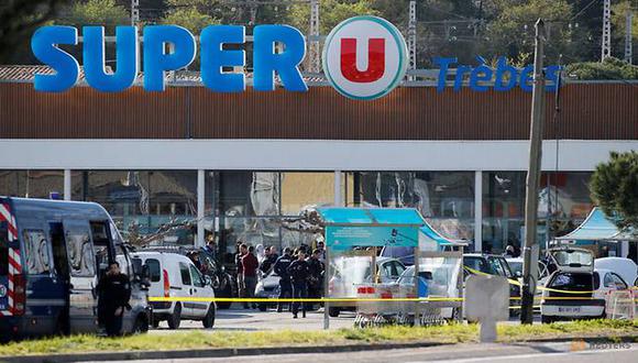 El atentado terrorista en un supermercado francés dejó cuatro víctimas mortales. (Foto: Reuters)