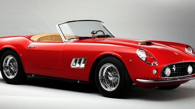 250 GT SWB California Spyder (Ferrari). El modelo de 1961 se vendió por US$ 15.1 millones en la subastadora Gooding. (Foto: toplowridersites)