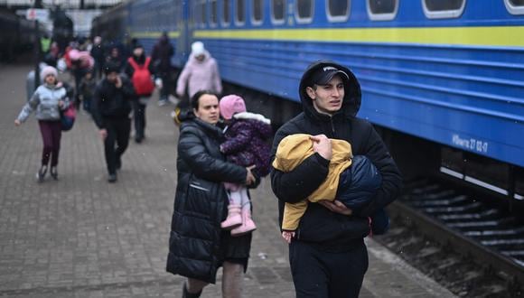 Rumania, Moldavia y Polonia son tres países que han acogido a los ucranianos que abandonan su país por la invasión Rusa. (Foto: Daniel LEAL / AFP)