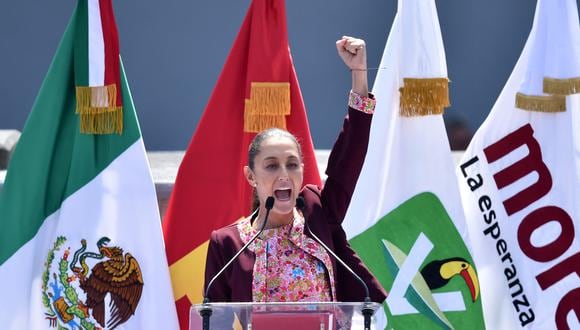 La candidata presidencial de México, Claudia Sheinbaum . (Foto: AFP).