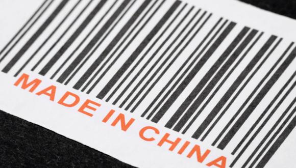 Imagen de una barra de etiqueta con "Made in China". (Foto: Pixabay)