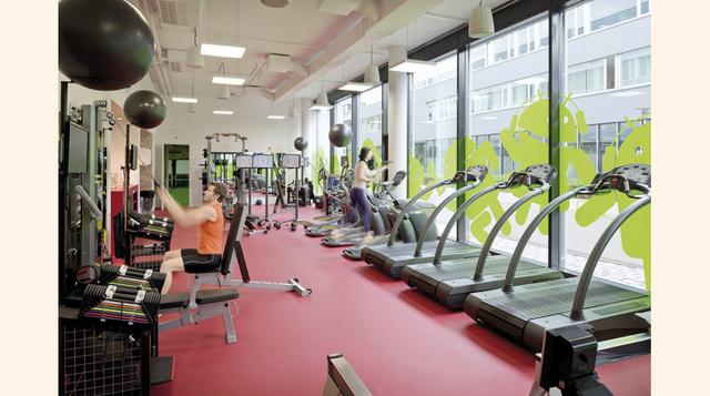 El gimnasio de Google en Zurich también es diseño de Züst Gübeli Gambetti.