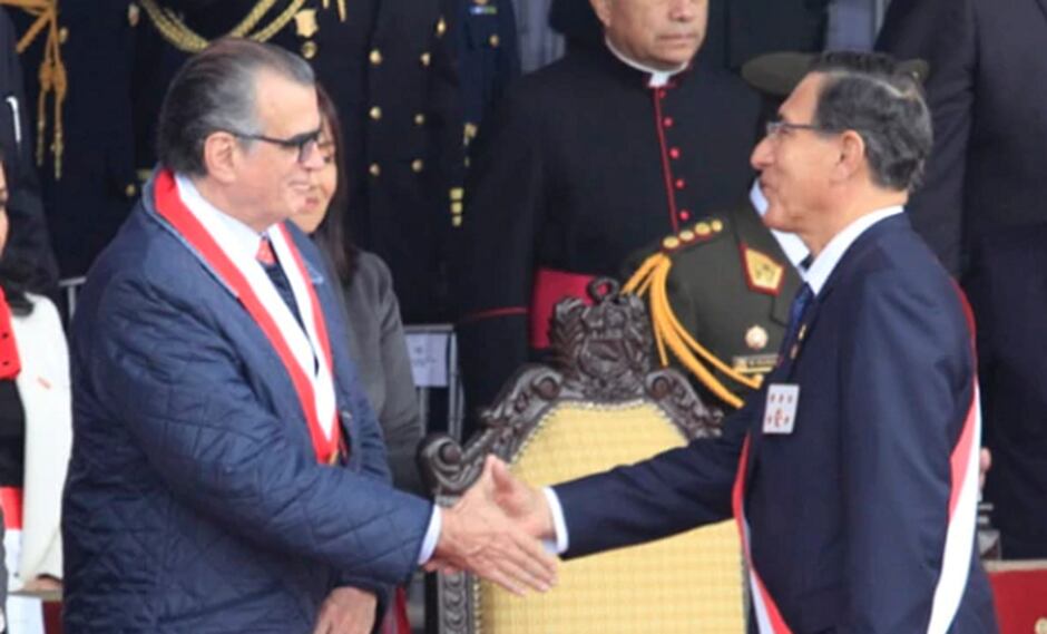 Vizcarra se reunió con Olaechea el pasado 3 de setiembre para ver el proyecto de adelanto de elecciones para el 2020 y otros temas. (Foto: GEC)