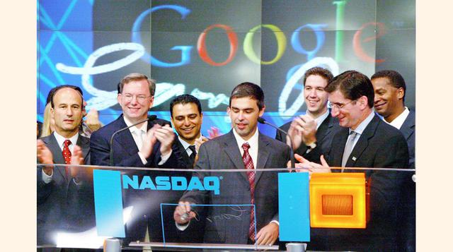 El 19 de agosto de 2004, Google tuvo su oferta pública inicial en el mercado de valores, a un precio de $ 85 por acción. Hoy en día, una parte de Google cuesta $ 641.30.