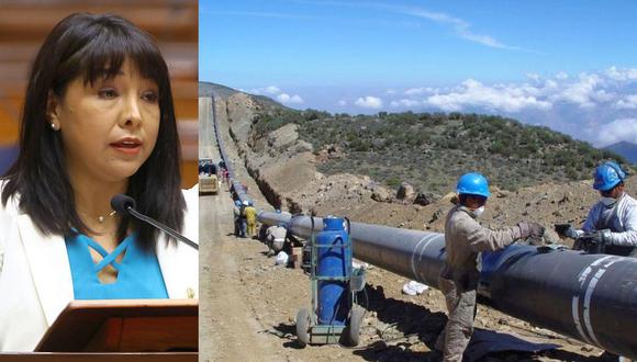 El proyecto del gasoducto del sur será una "realidad" durante el gobierno del presidente Pedro Castillo, dijo Mirtha Vásquez. (Fotos: Andina/GEC)