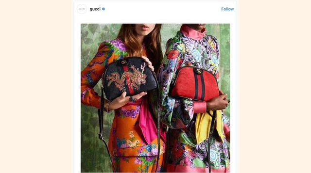 FOTO 3 | Gucci, esta marca de lujo nace en Florencia, Italia y luego de muchos años en el mercado ha sido de las marcas más revolucionarias en cuanto a diseños y texturas. Desde 1921 ha sido una de las casas de moda más influyentes e importantes del mundo, pues por su alto costo se posiciona como una de las más lujosas e importantes.