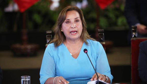 Dina Boluarte, presidenta del Perú. (Foto: GEC)